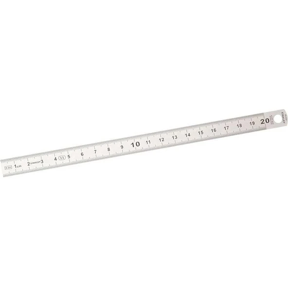 Stanley 1-35-522 200mm x 13mm Paslanmaz Esnek Çelik Cetvel ürün görseli 1