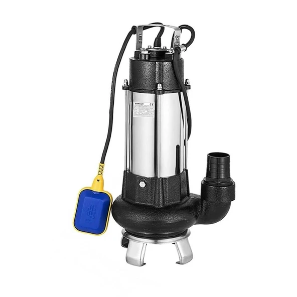 Duffmart V1100F-B Pis Su Foseptik Parçalayıcılı Açık Fanlı Dalgıç Pompa ürün görseli 1