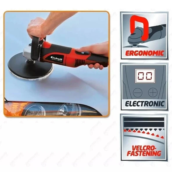 Einhell CC-PO 1100/2 E Polisaj ve Zımpara Makinası - Resim 8