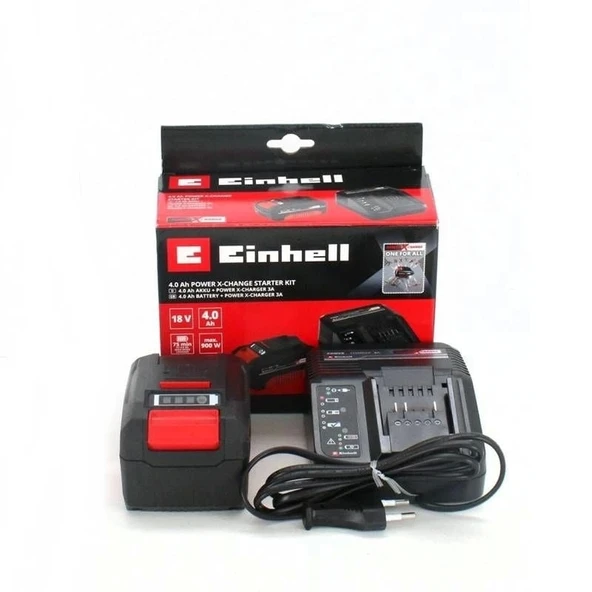 Einhell 18V 4,0Ah PXC Starter Kit Akü & Şarj Cihazı ürün görseli 1