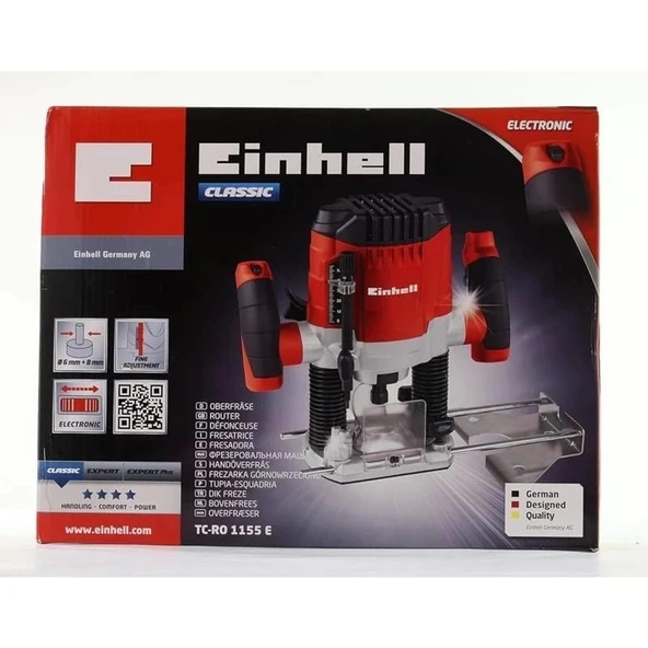 Einhell TC-RO 1155 E Dik Freze Makinası - Resim 7