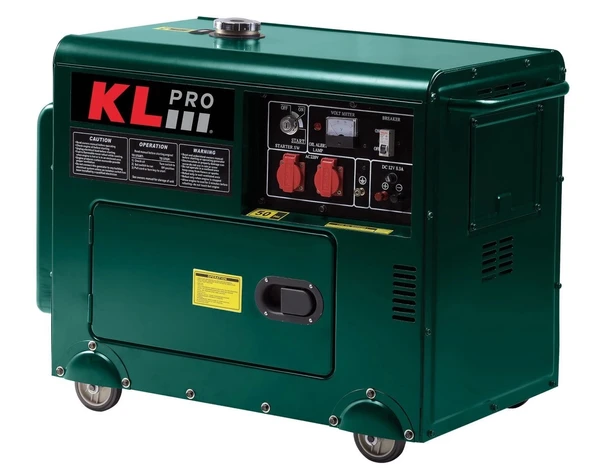 KLPRO KLJ5GF-LDE 13Hp 4.8kVa Monofaze Sessiz Dizel Profesyonel Jeneratör ürün görseli 1