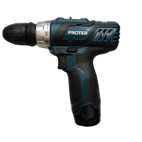 Proter Pst 222 Plus Şarjlı Vidalama Tornavida Matkap - Resim 7