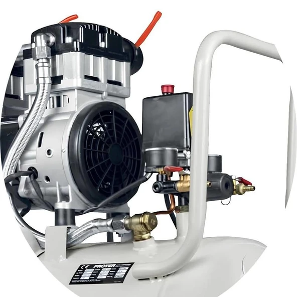 Proter 50 Lt Sessiz Yağsız Kompresör - Resim 7