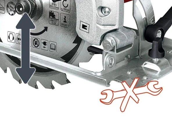 Einhell TC-CS 1200 Daire Testere - Resim 3