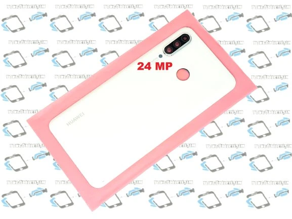 Tkgz - P30 Lite Arka Pil Batarya Kapağı ( Kamera Lensli 24 MP) BEYAZ ürün görseli 1