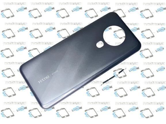 Tecno Spark 6 (KE7) KASA Arka Pil Batarya Kapağı SİYAH ürün görseli 1