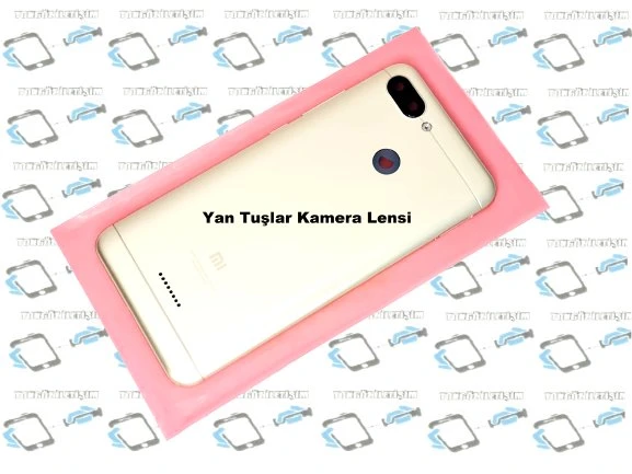Tkgz Xiaomi Redmi 6 Kasa Arka Pil Batarya Kapağı GOLD ürün görseli 1