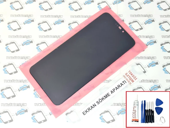 Tkgz Honor 8C Lcd Ekran Dokunmatik (SERVİS ORJINALİ)  B-7000 + TAMİR SETİ ürün görseli 1