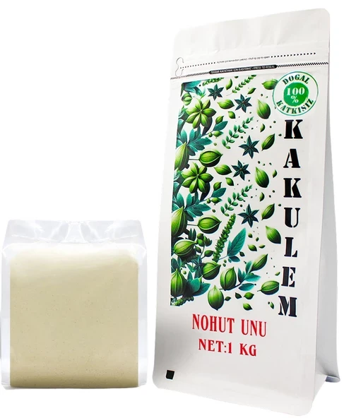 KAKULEM Glutensiz Sertifikalı Katkısız Nohut Unu 1 Kg ürün görseli 1