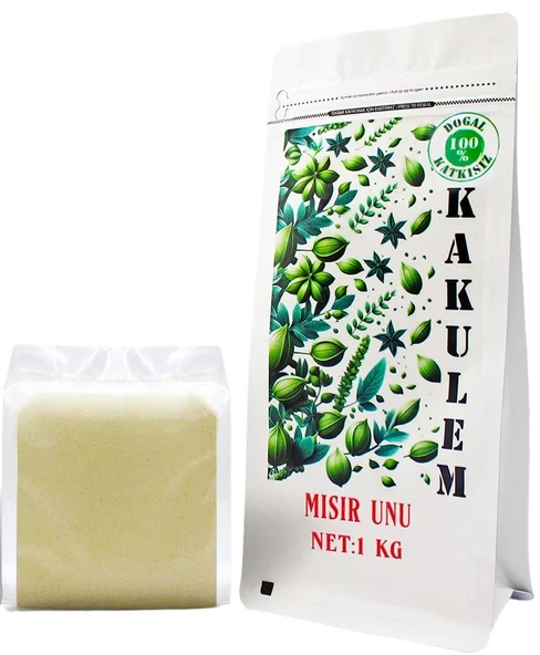KAKULEM GLUTENSİZ SERTİFİKALI Ata Tohum Yerli Mısır Unu 1 KG ürün görseli 1