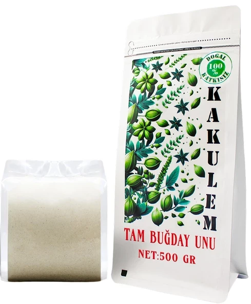 KAKULEM SERTİFİKALI Tam Buğday Unu 500 GR Özü Yüksek Ata Tohum ürün görseli 1