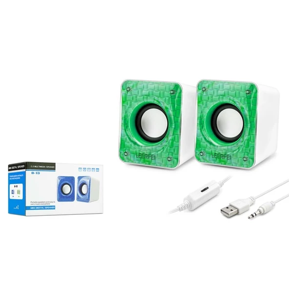 Hadron D-13 Pc Ses Sistemi 1+1 Usb 3.5mm Jack ürün görseli 1