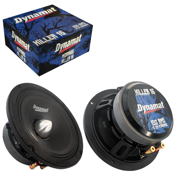 Dynamat KILLER-16 Midrange 150W RMS 16 Cm (2 Adet) ürün görseli 1