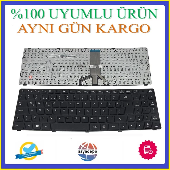 Lenovo ideaPad 80QQ009DTX Klavye Tuş Takımı TR ürün görseli 1