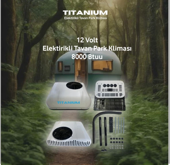 Titanium TİTANİUM 12V ELEKRİKLİ KARAVAN TAVAN PARK KLİMASI ürün görseli 1