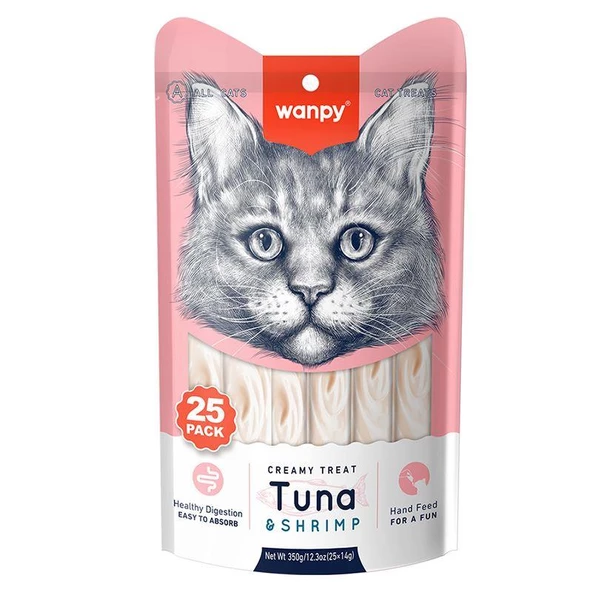 Wanpy Ton&Karides Krema Kedi Ödülü 25x14 gr ürün görseli 1