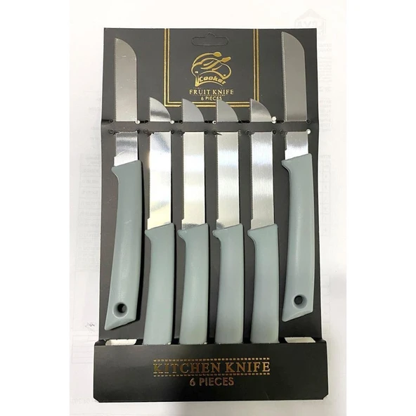 Cooker CKR-2959 6'lı Meyve Bıçağı Mavi ürün görseli 1