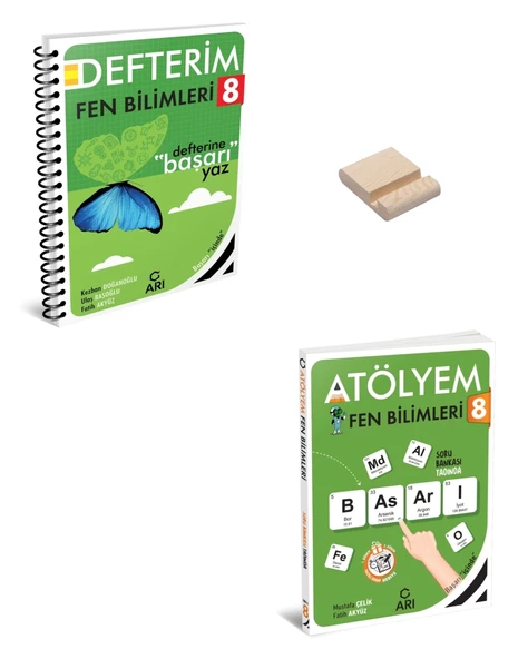 LGS 8. Sınıf Fen Bilimleri Defterim ve Atölyem Set ürün görseli 1