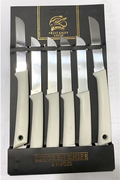 Cooker CKR-2959 6'lı Meyve Bıçağı Sarı ürün görseli 1