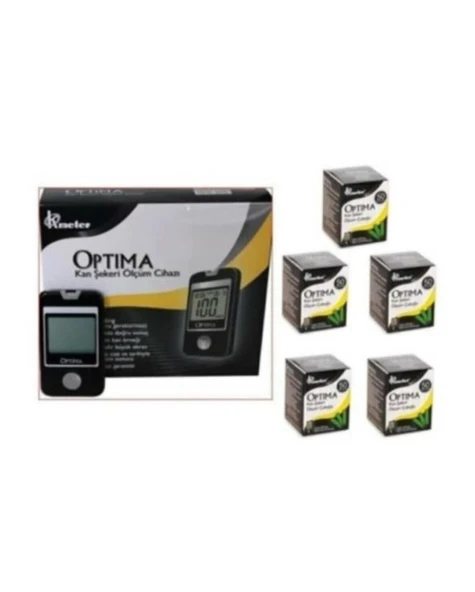 Optima Seker Ölcüm Cihazı + 50'li 5 Paket Ölcüm Çubuğu ürün görseli 1