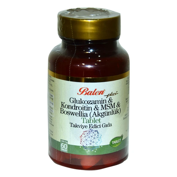 Balen Glukozamin Kondroitin MSM Boswellia 60 Tablet ürün görseli 1