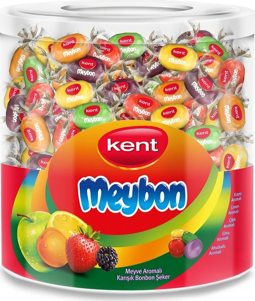 Kent Meybon Meyve Aromalı Karışık Bonbon Şeker 504 gr ürün görseli 1