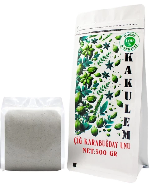 KAKULEM GLUTENSİZ SERTİFİKALI Çiğ Karabuğday Unu 500 GR Greçka Unu ürün görseli 1