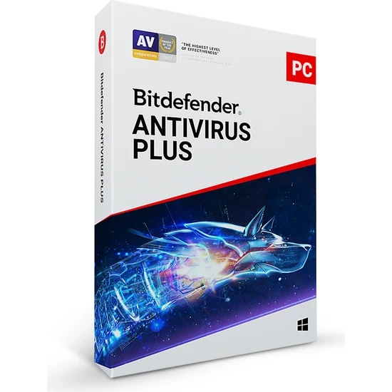 Bitdefender Antivirus Plus 3 Kullanıcı - 1 Yıl ürün görseli 1