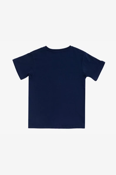 User Lacivert Pamuklu Erkek Tshirt - Resim 2
