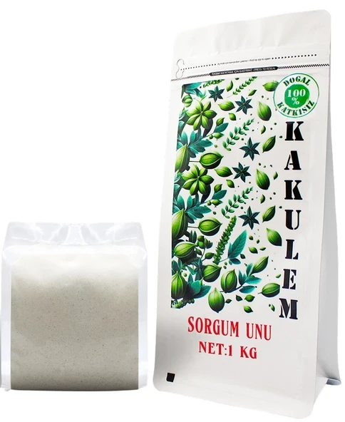 KAKULEM GLUTENSİZ SERTİFİKALI Yerli Sorgum Darı Unu 1 KG ürün görseli 1