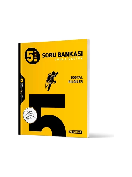Hız Yayınları 5. Sınıf Sosyal Bilgiler Soru Bankası Yeni ürün görseli 1