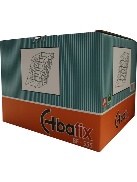 Bafix Evrak Rafı Hareketli Plastik 5 Lİ Şeffaf Hareketli Evrak Rafı ürün görseli 1