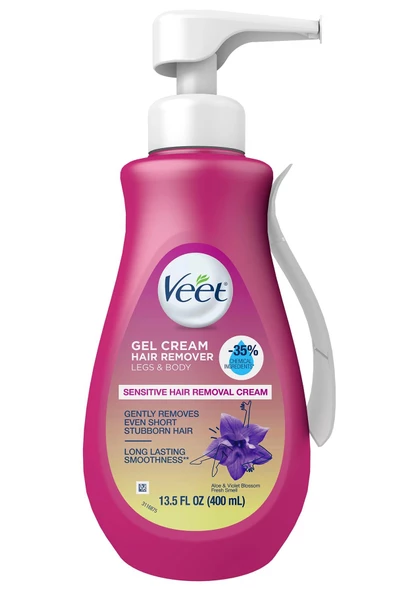 Veet Bacak ve Vücut Bölgesi Tüy Dökücü Jel Krem 400ML ürün görseli 1