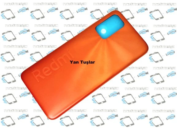 Tkgz Xiaomi Redmi 9T Kasa Arka Pil Batarya Kapağı TURUNCU ürün görseli 1