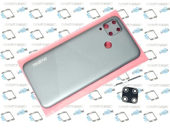 Tkgz Oppo c15 kasa Arka Pil Batarya Kapağı Gri ürün görseli 1