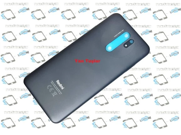 Tkgz Xiaomi Redmi 9 Kasa Arka Pil Batarya Kapağı SİYAH ürün görseli 1