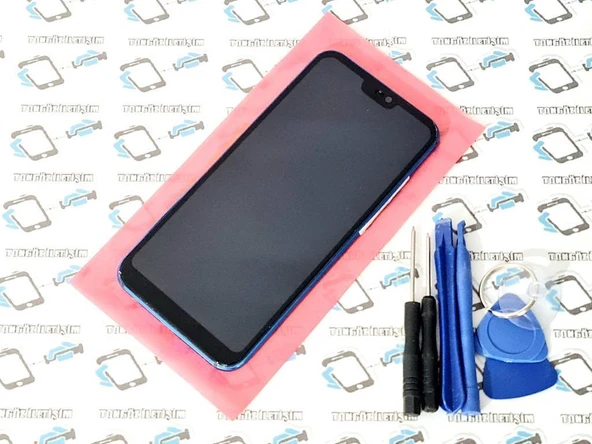 Tkgz - P20 Lite Lcd Ekran Dokunmatik (ÇITALI) Mavi ürün görseli 1