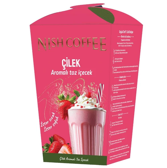 Nish Çilek Aromalı Toz İçecek 250 Gr ürün görseli 1