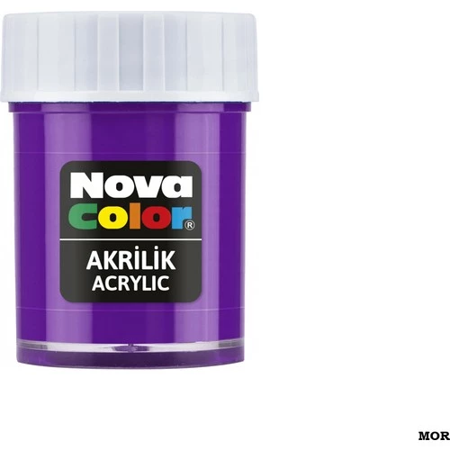 NOVA COLOR AKRİLİK BOYA MOR 30 CC ürün görseli 1
