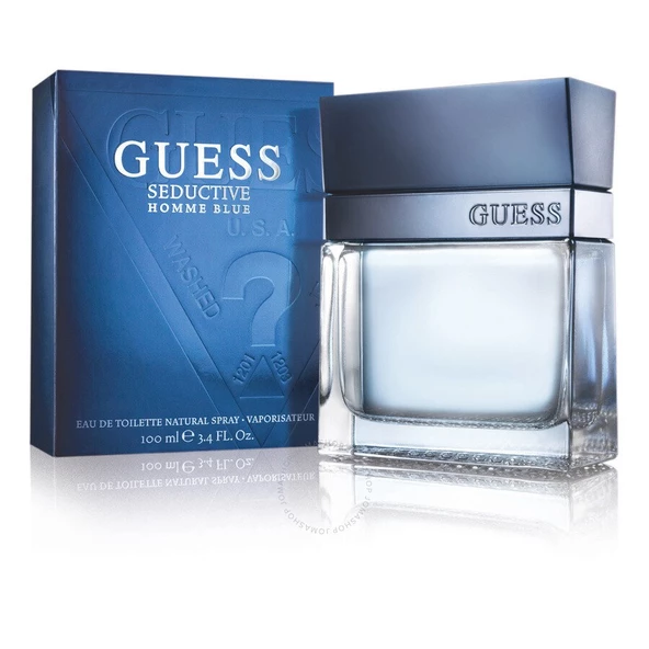 Guess Men's Seductive Homme Blue EDT 100ml Spray ürün görseli 1