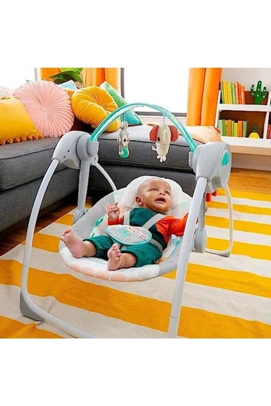 Bebek Salıncağı, Uyarlanabilir Hız, Kumaş Oyuncaklar, Müzik, Çıkarılabilir Oyuncak ürün görseli 1