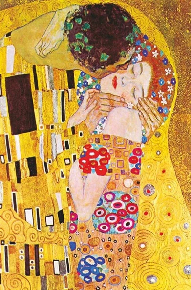 Gold Puzzle 1000 Parça Öpücük Puzzle ürün görseli 1