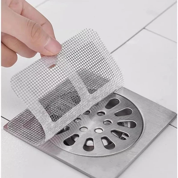 TİNEKE 10 Adet Banyo Gider Süzgeci Saç Yakalayıcı Süzgeç Banyo Duş Gider Tıkanık Önleyici Süzgeç ürün görseli 1