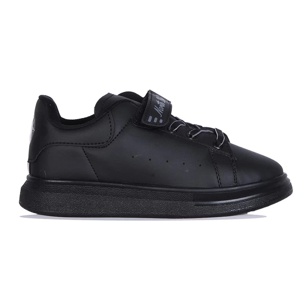 Skuaıter North Siyah Cırtlı Kız Çocuk Sneaker Spor Ayakkabı ürün görseli 1
