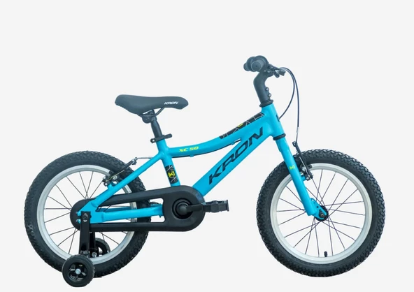 KRON XC 50 20 JANT V FREN TURKUAZ-SİYAH/NEON SARI ALÜMİNYUM ÇOCUK BİSİKLETİ ürün görseli 1