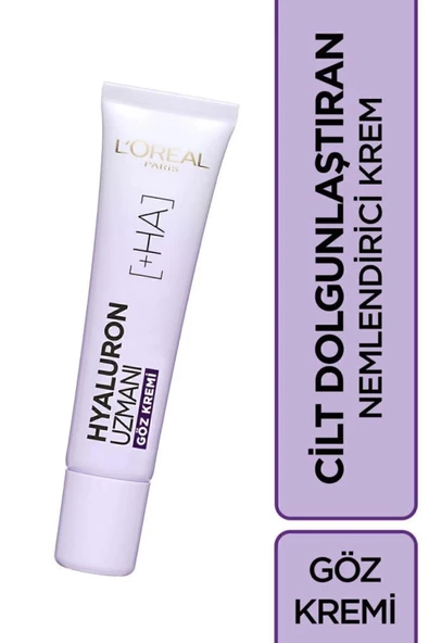 L'Oreal Paris Hyaluron Uzmanı Cilt Dolgunlaştıran Nemlendirici Göz Kremi- Hyaluronik Asit ürün görseli 1