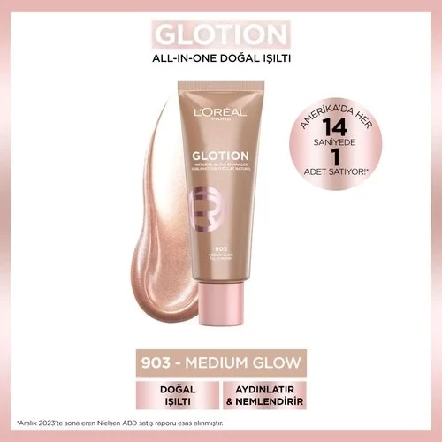 L'oreal Paris Glotion All-In-One Dogal Isilti 903 Medium Glow ürün görseli 1