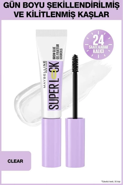 Maybelline New York Super Lock Brow Glue Kaş Sabitleyici Maskara ürün görseli 1