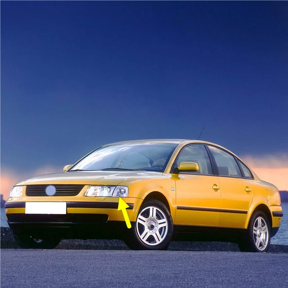 VW Passat B5 1997-2000 Sol Ön Sinyal Lambası Şeffaf H.line 3B0953041B ürün görseli 1